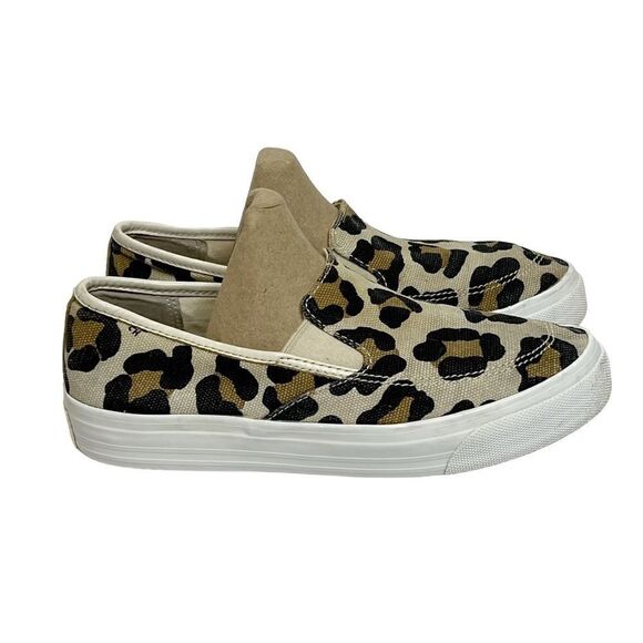 Coach Shoes - Coach leopard print Maggie slip on sneakers size 6.5